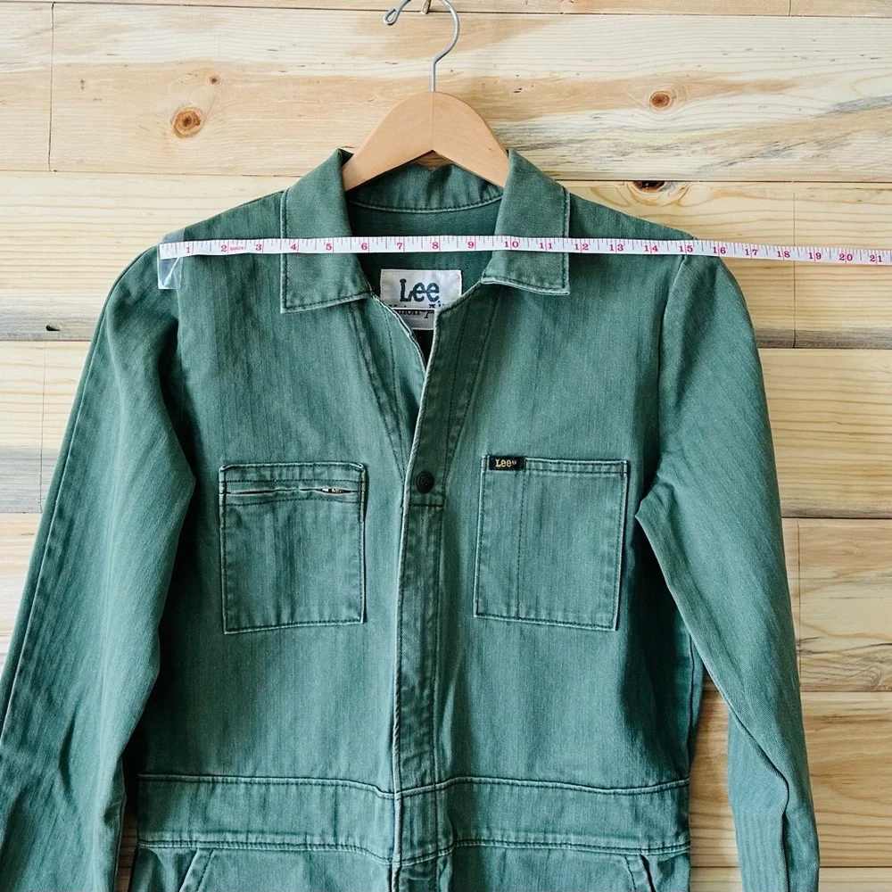 Lee vintage striped fitted Unionnalls from Free People Olive Green Jumpsuit